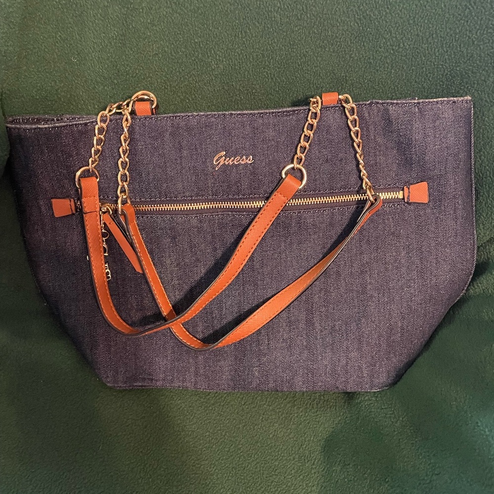 Guess Denim shoulder bag